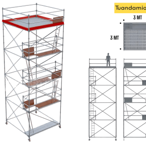 ANDAMIO MULTIDIRECCIONAL 3.0 x 3.0 8+1